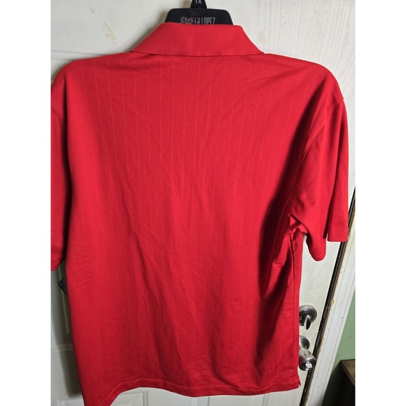 New Nike Golf Mens Large Dri-Fit Polo Red Embroidered NWT - Picture 8 of 10
